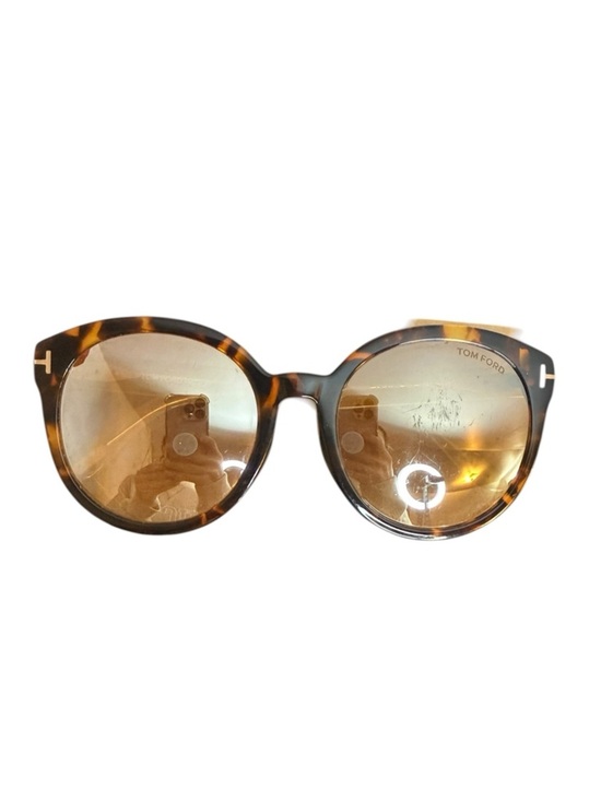 Tom Ford Phillipa Tortoise Shell Round Sunglasses main image 4